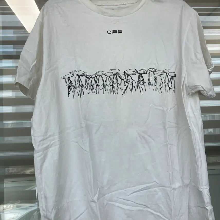 [BUNJANG] Off-White Futura 20SS Atoms Oversized T-Shirt Size S / 오프화이트 푸투라 20SS 아톰즈 오버핏 반팔 S