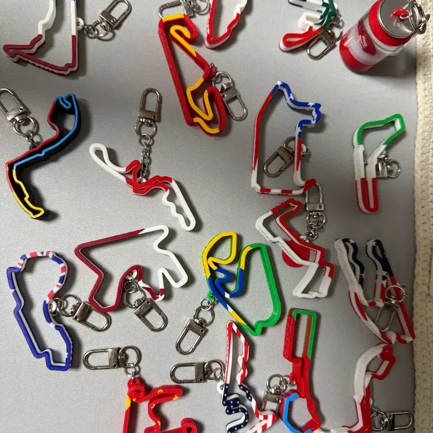 [BUNJANG] Formula 1 Circuit Track Keychain Set / 택포) F1 서킷 트랙 키링 세트