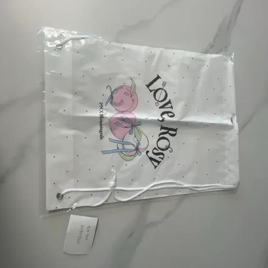 [BUNJANG] 2AN Bloomingtale Gym Sack - Blue / 미개봉 투에이엔 짐색 블루밍테일 2an bloomingtale
