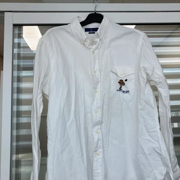 [BUNJANG] Polo Ralph Lauren Rugby Bear Oxford Shirt XL / 폴로 랄프로렌 럭비베어 옥스포드 셔츠 XL