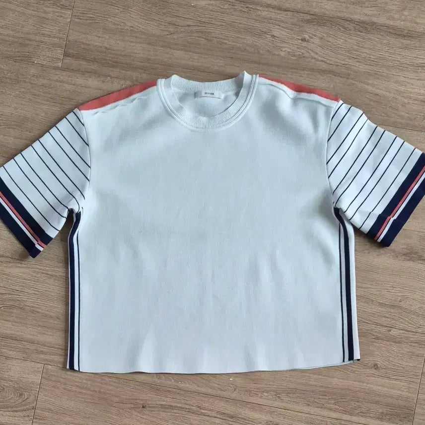 [BUNJANG] SYSTEM Rayon Stripe Knit Top / 시스템 레이온니트