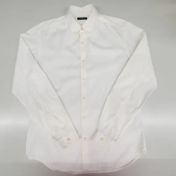 [BUNJANG] Theory Men's Long Sleeve Shirt White Button-Up / 띠어리 긴팔셔츠