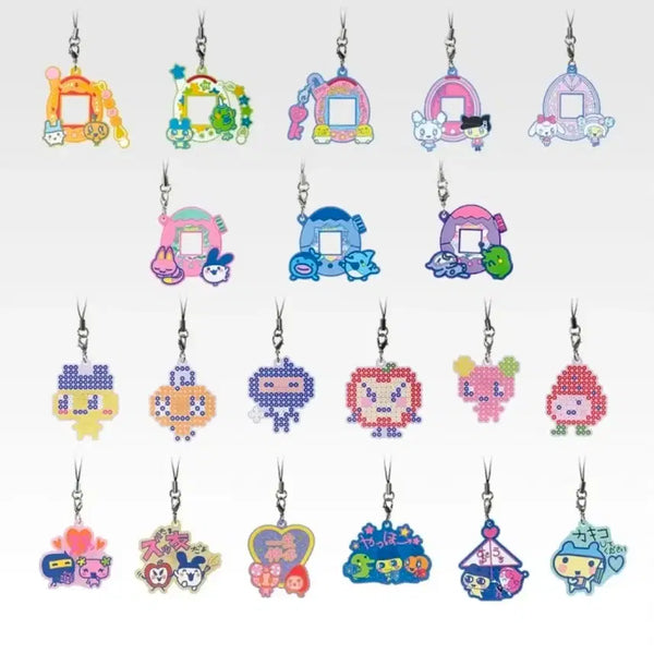 [BUNJANG] Tamagotchi Kuji Rubber Keychain Bundle Set (Random) / 다마고치 쿠지 고무키링 랜덤 4개 일괄