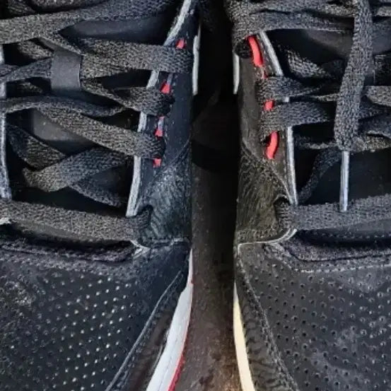 [BUNJANG] Nike Air Force 1 Basketball Shoes Black Red 265 / 나이키 농구화 에어포스 1 블랙 레드265