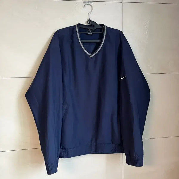 [BUNJANG] Nike Swoosh Golf Warm-Up Windbreaker Navy [M] / 나이키 스우시 골프웨어 바람막이 웜업 네이비 [M]