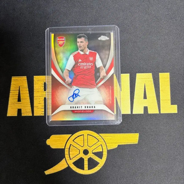 [BUNJANG] Granit Xhaka Arsenal Auto 2023/24 Chrome Card / 아스날 탑스크롬 그라니트자카 오토 (서비스카드)