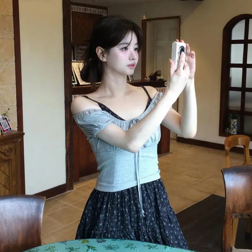[BUNJANG] Shop Modo Flower Dress / 샵모도  플라워 원피스 새상품