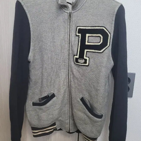 [BUNJANG] Polo Ralph Lauren P Logo Varsity Jacket / 폴로 랄프로렌 P 로고 야구점퍼 S