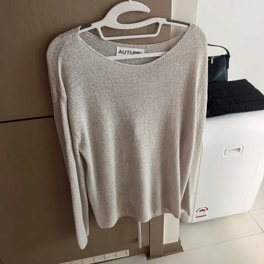 [BUNJANG] AUTUMN Beige Knit Sweater / AUTUMN 니트 베이지
