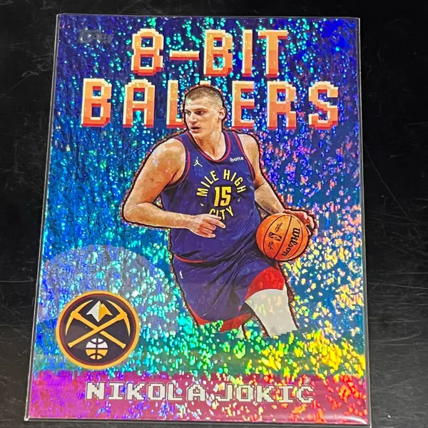 [BUNJANG] Topps NBA 8-Bit Ballers Nikola Jokic Holo Card & 9 Base Cards / Topps Nba 8-Bit Ballers 니콜라요키치 홀로카드 외9매