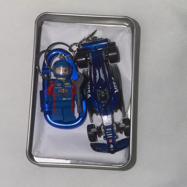 [BUNJANG] Hot Wheels F1 Racing Bulls Keychain Set / F1 핫휠 레이싱 불스 키링