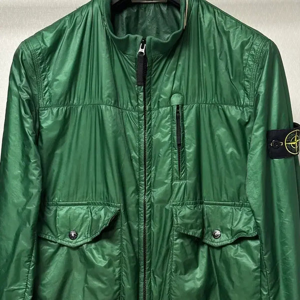 [BUNJANG] Stone Island Ripstop 7 Metallic Shield Jacket / 스톤아일랜드 립스탑 7 메탈릭 쉴드 자켓 M(95-100) 국내
