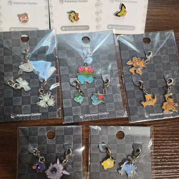 [BUNJANG] Pokemon Metal Charms & Accessories Set / 포켓몬 메탈 참 + 악세서리