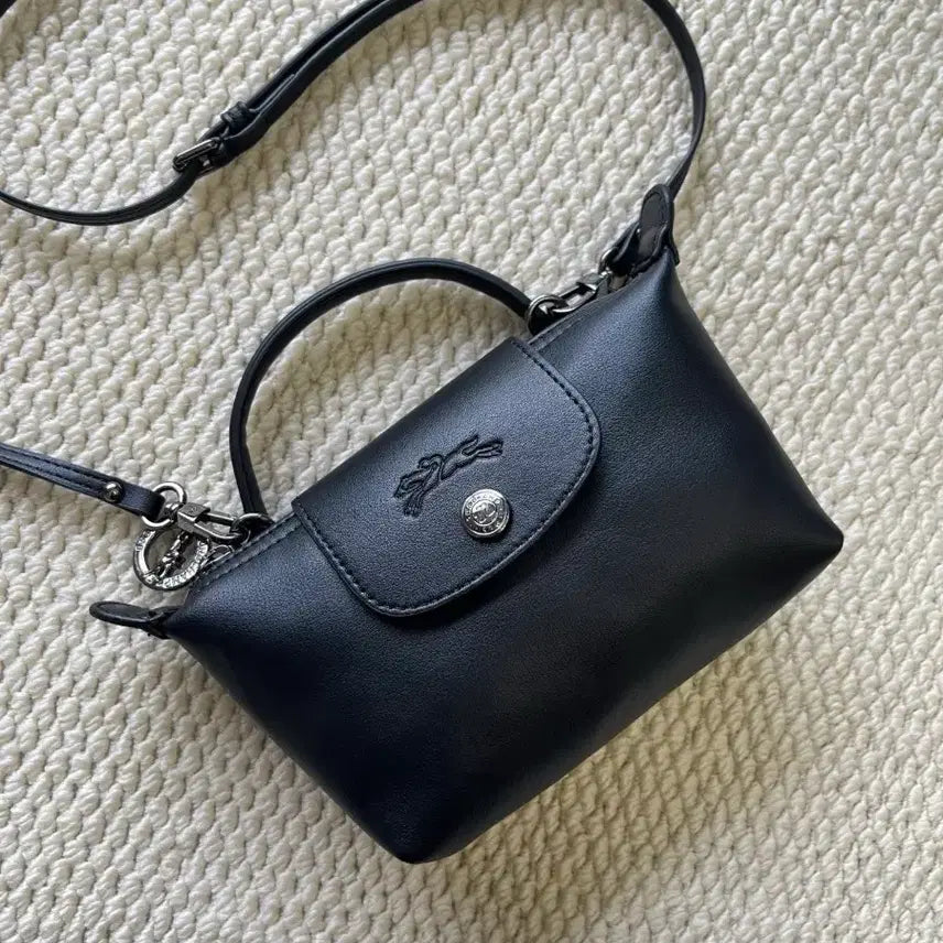 [BUNJANG] Longchamp Mini Calfskin Leather Handbag Crossbody Bag / 롱샴 미니 소가죽 핸드백 크로스백 지갑폰백 데일리 미니가방
