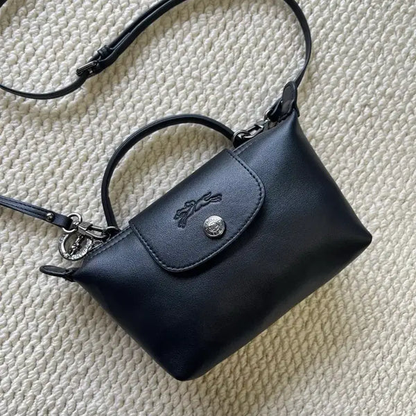 [BUNJANG] Longchamp Mini Calfskin Leather Handbag Crossbody Bag / 롱샴 미니 소가죽 핸드백 크로스백 지갑폰백 데일리 미니가방