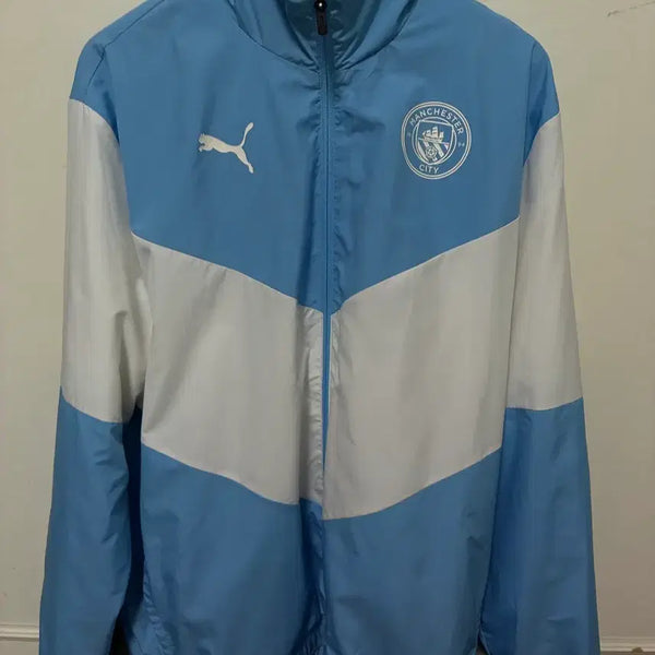 [BUNJANG] Manchester City 21-22 Authentic Windbreaker Jacket / 맨체스터시티 맨시티 바람막이 (21-22) 정품