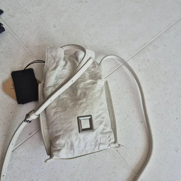 [BUNJANG] ROUGE & LOUNGE Cream Mini Crossbody Bag / 새상품))한섬 루즈앤라운지 크림색 미니 크로스백