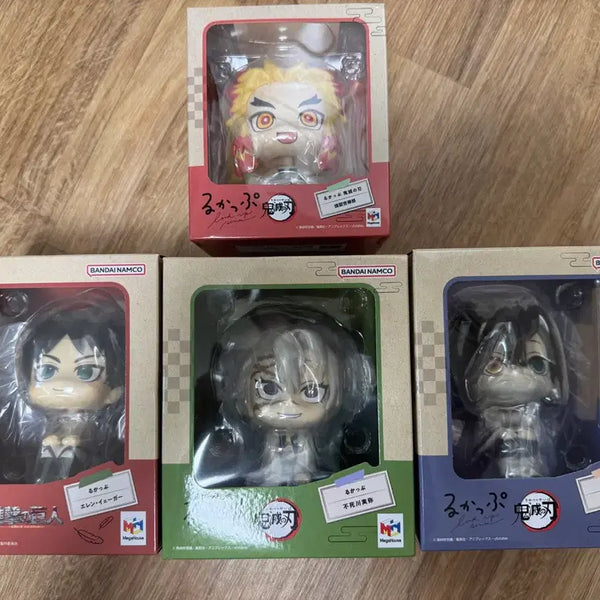 [BUNJANG] Lookup "Demon Slayer" & "Attack on Titan" Characters Bundle Set Figures / 룩업 4종 일괄 에렌,사네미, 렌고쿠, 이구로