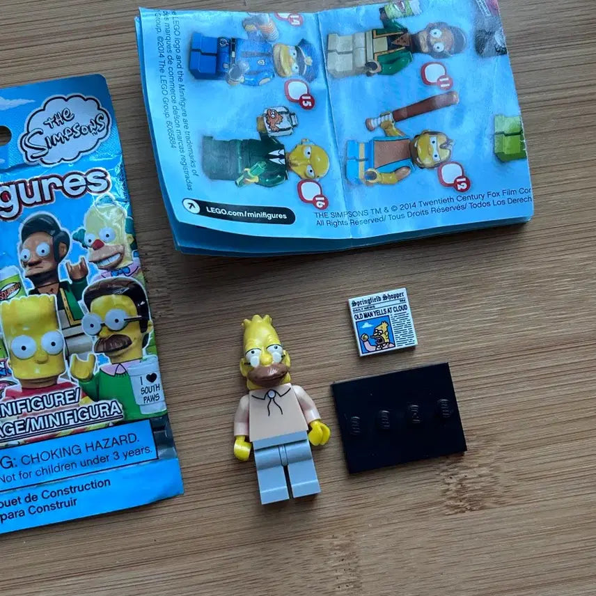 [BUNJANG] Lego The Simpsons Minifigure Grandpa Simpson / 레고 심슨 미니 피규어 - 그랜파 심슨