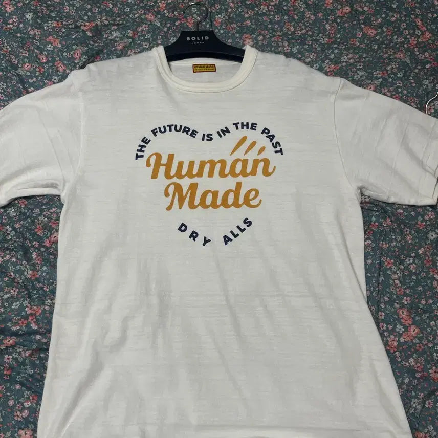 [BUNJANG] Human Made Half-Sleeve T-Shirt Ivory L / - 휴먼메이드 반필 -