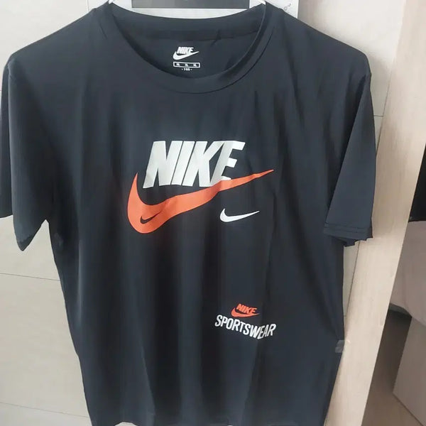[BUNJANG] Nike Swoosh Cooling Short Sleeve T-Shirt XL Black / 나이키 스우시 냉감 반팔티 XL 블랙 새상품