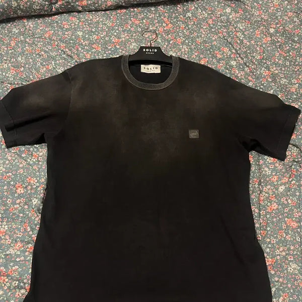 [BUNJANG] Solid Homme Gradient Black T-Shirt / - 솔리드옴므 그라데이션 -