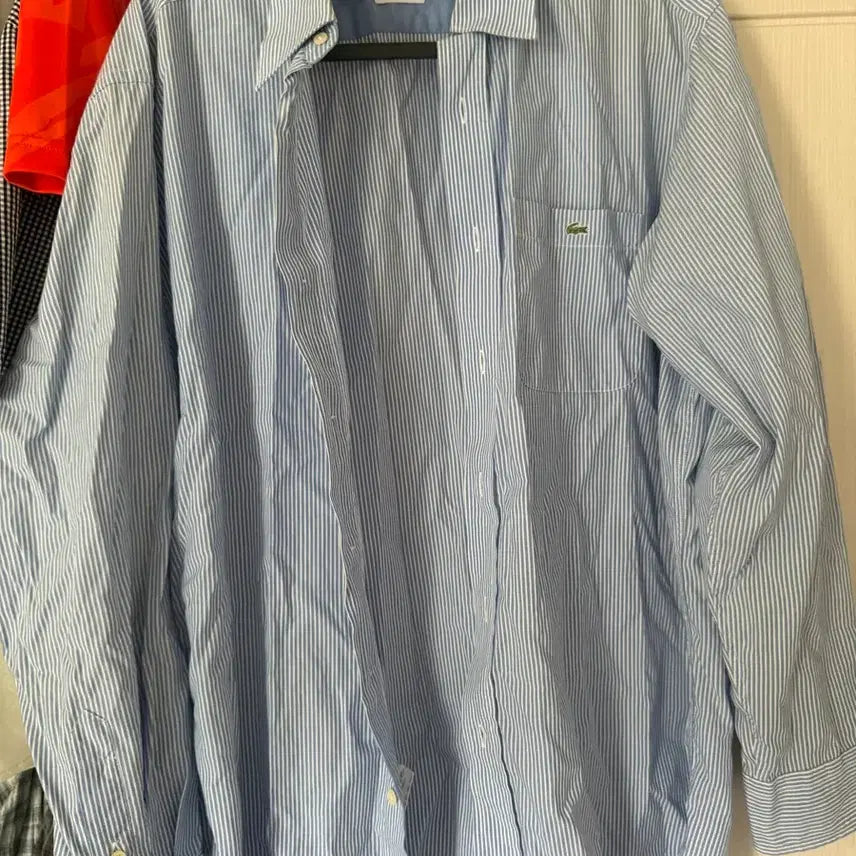 [BUNJANG] Lacoste Striped Shirt - Size L / 라코스테 스트라이프 셔츠 L