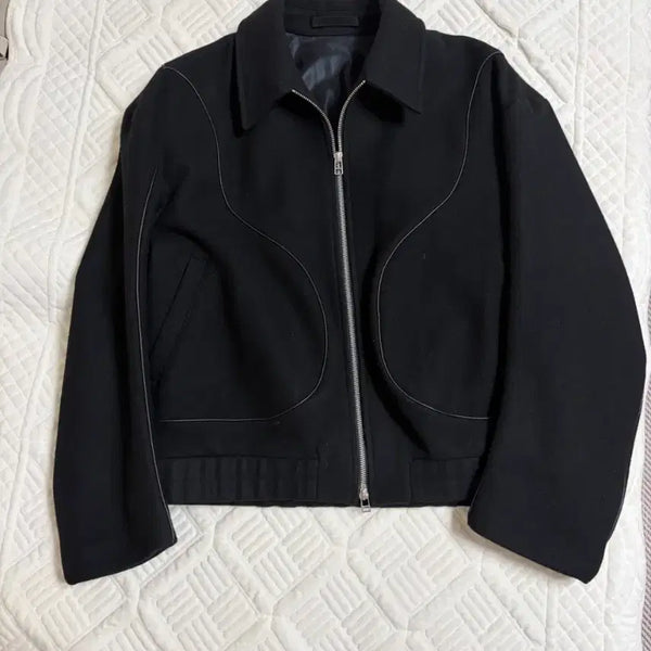 [BUNJANG] Typing Mistake Piping Wool Jacket / 타이핑미스테이크 파이핑 울 자켓
