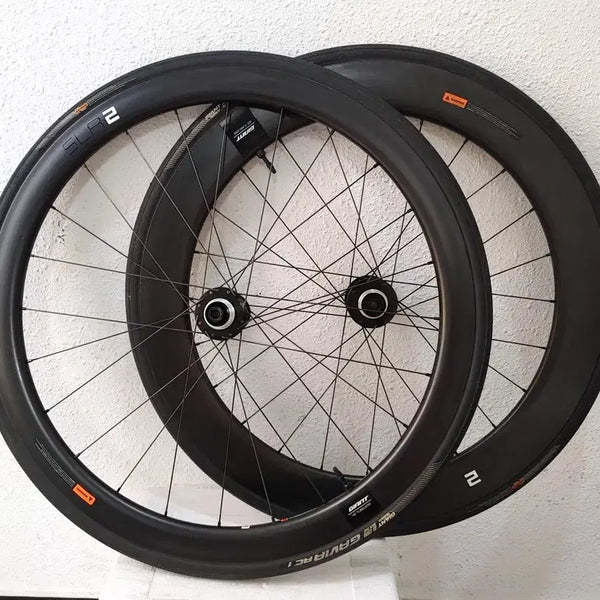 [BUNJANG] Giant SLR 2 Disc Tubeless Ready Carbon Wheelset (42mm/65mm) / A급) 자이언트 slr2 디스크 튜블리스래디 카본휠셋 일괄로 팝니다.