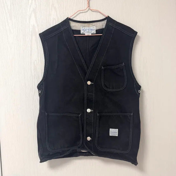 [BUNJANG] Diaphanous Amekaji Denim Vest / (s) 디아프바인 아메카지 데님 베스트