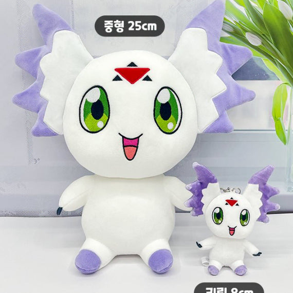 [BUNJANG] Donggeulmon Medium Plush + Keychain Set / 동글몬 중형+키링 인형 (오락실뽑기)