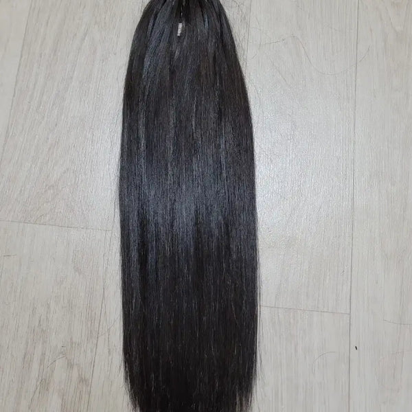 [BUNJANG] Natural Hair Tape-In Extensions 14-inch 186 Strands / 붙임머리 천연모 14인치 186가닥