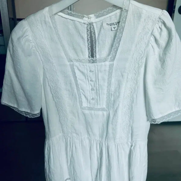 [BUNJANG] Thursday Island Lace Button Blouse / 써스데이아이랜드블라우스