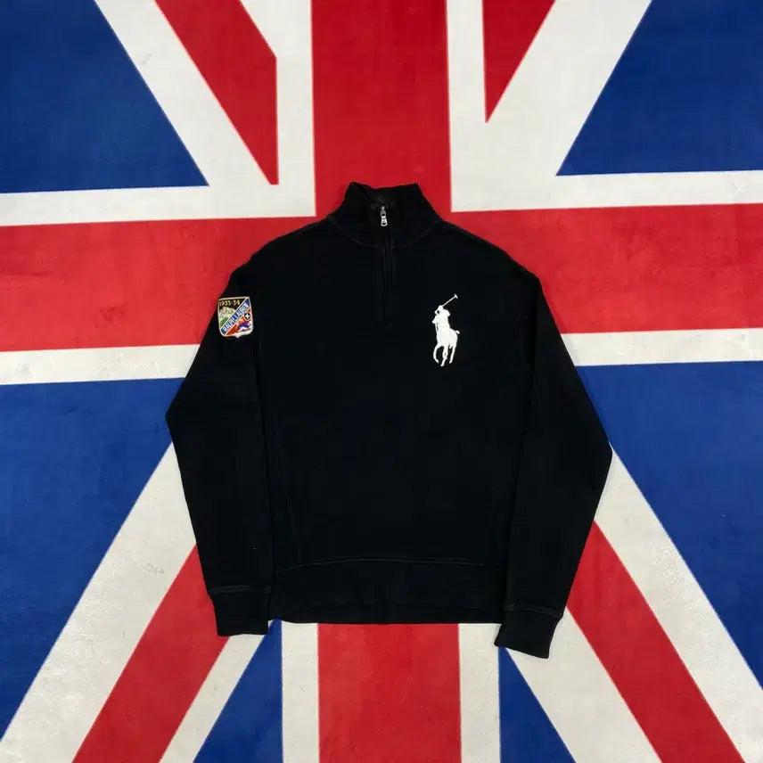 [BUNJANG] Polo Ralph Lauren Big Pony Chief Keef Half-Zip Sweatshirt (S, fits M-L) / 폴로 빅포니 치프키프 하프집업 S 실측 M - L