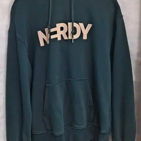 [BUNJANG] NERDY Big Blank Logo Oversized Hoodie / 널디(NERDY) 빅 블랭크 로고 오버핏 후디