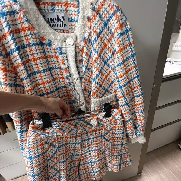 [BUNJANG] Lucky Chouette Set Jacket and Shorts / 럭키슈에뜨 셋트