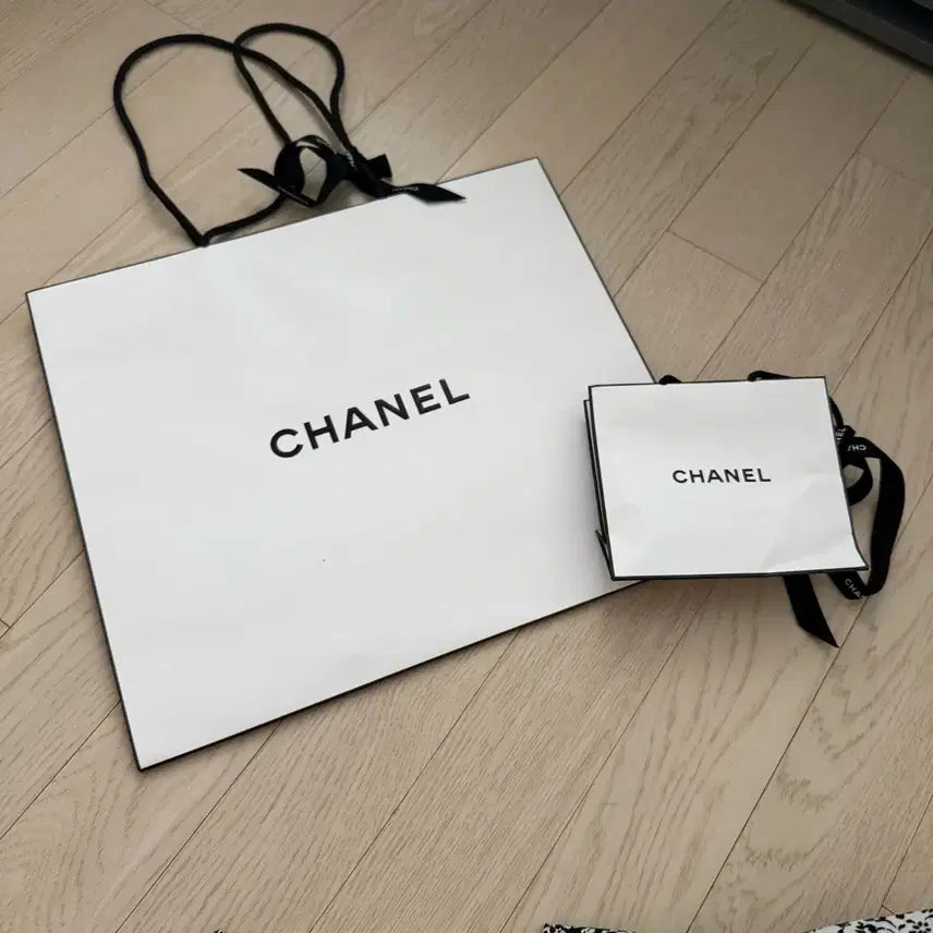 [BUNJANG] Chanel Authentic Shopping Bags (Large & Small) / 샤넬 정품 쇼핑백