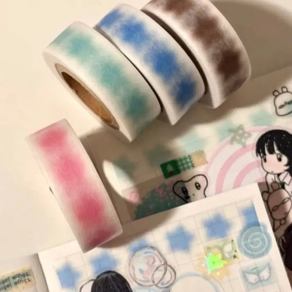 [BUNJANG] Haepul Shop Pure Star Washi Tape Set (6 Types) / 해플샵 순정별 마테 6종 세트 띵