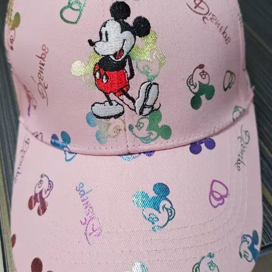 [BUNJANG] Disney Mickey Mouse Pink Ball Cap / 디즈니 미키마우스 핑크 볼캡