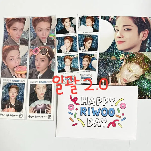 [BUNJANG] BOYNEXTDOOR Riwoo 2024 Birthday Goods Photo Set Photocard / 보넥도 보이넥스트도어 2024년 리우 생일 굿즈 포토세트 포카 양도