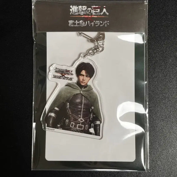 [BUNJANG] Attack on Titan Levi Acrylic Keyring Fujikyu / 진격의 거인 진격거 리바이 아크릴 키링 3D 후지큐 하이랜드