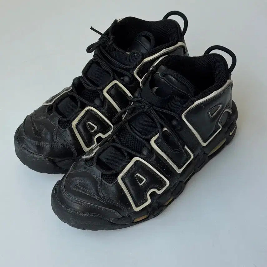 [BUNJANG] Nike Air More Uptempo 2006 Black White US 8 / 나이키 에어 모어 업템포 2006 블랙 화이트 260사이즈
