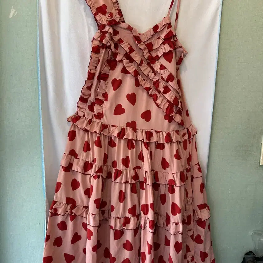 [BUNJANG] LMML Studio Pink Long Dress / LMML 스튜디오 핑크색 롱 원피스