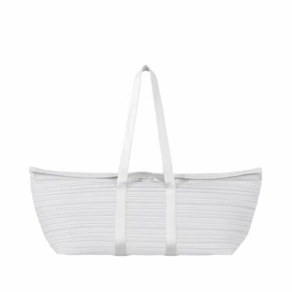 [BUNJANG] Pleats Please Issey Miyake Boston Bag Light Grey / PLEATS PLEASE Boston  Bag Light grey