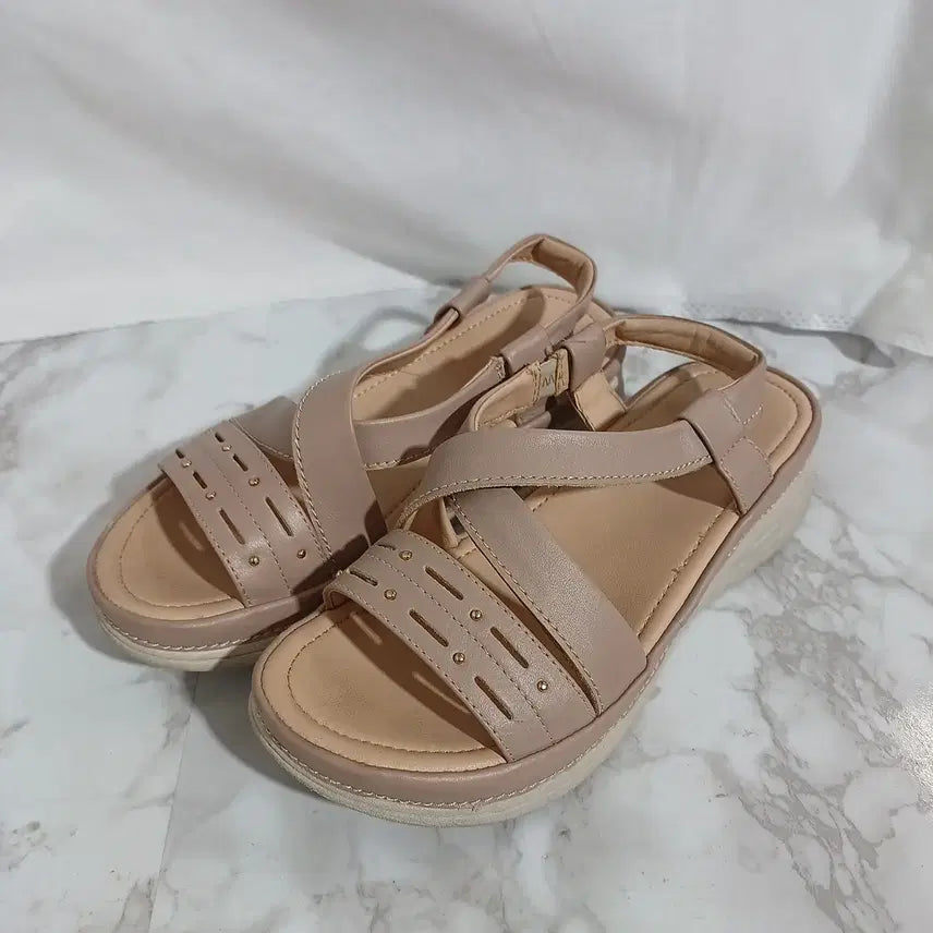 [BUNJANG] Hush Puppies Women's Sandals Size 235 (26D257) / 허쉬파피 여성 샌들 235(26D257)