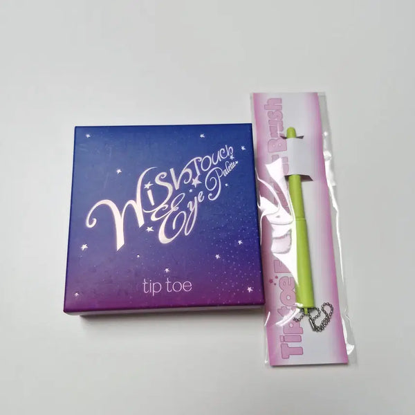 [BUNJANG] Tiptoe Wish Touch Eye Palette Highlighter 00 Cosmos + Shadow Brush / 팁토우 위시 터치 아이 팔레트 하이라이터 00코스모스 + 섀도우 브러쉬