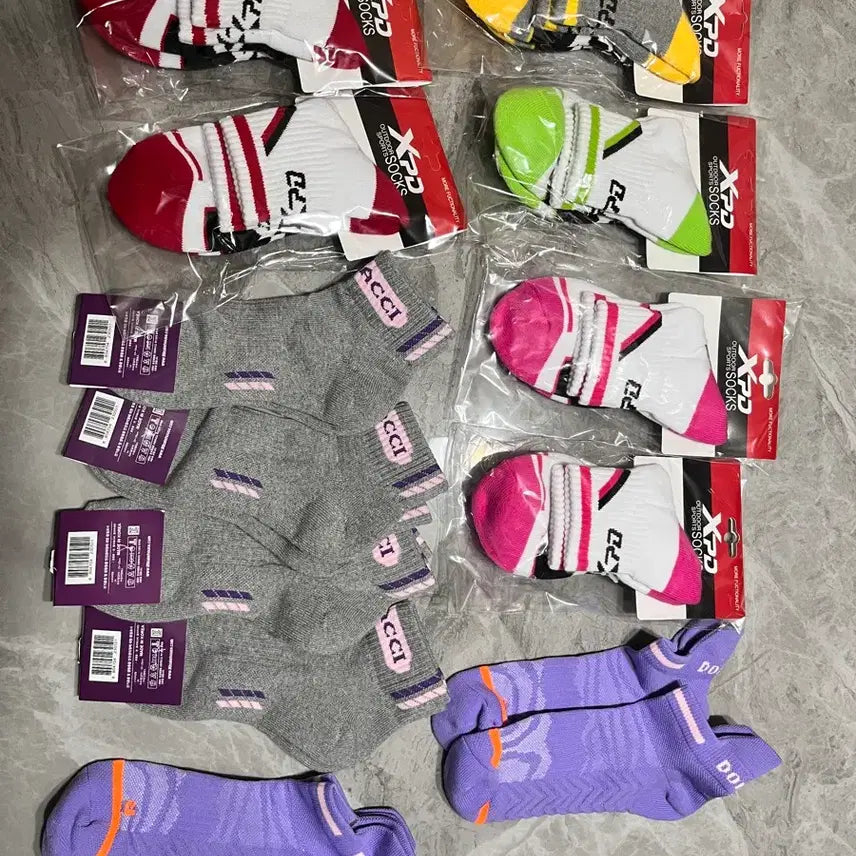 [BUNJANG] XPD Sports Socks 3-Pair Set / XPD 스포츠 양말 3켤레 세트 (각색상)