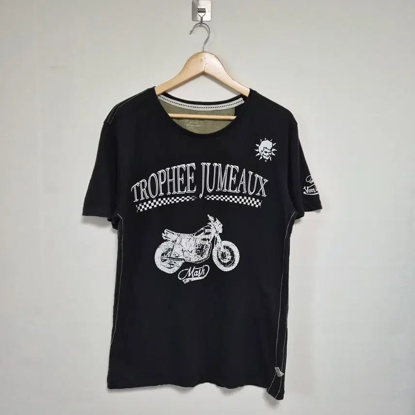 [BUNJANG] Vondutch Y2K Biker Print T-Shirt M / 본더치Vondutch Y2K 바이커프린팅 티셔츠 M - T207