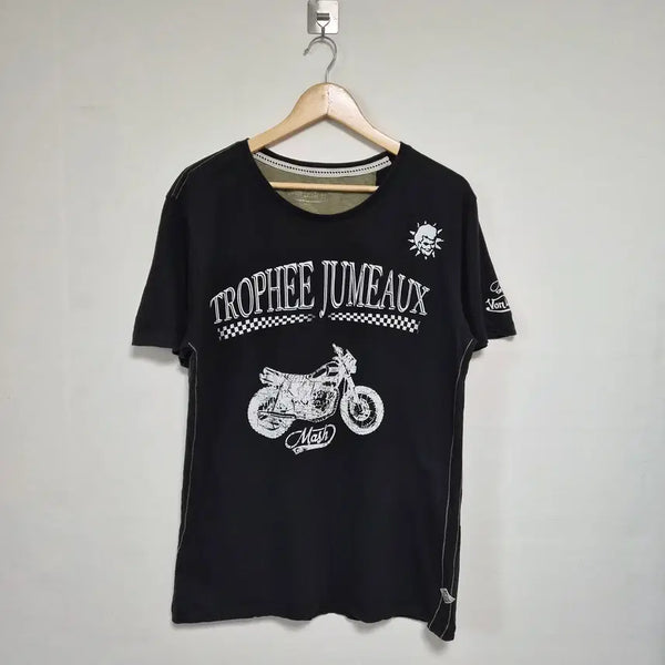 [BUNJANG] Vondutch Y2K Biker Print T-Shirt M / 본더치Vondutch Y2K 바이커프린팅 티셔츠 M - T207