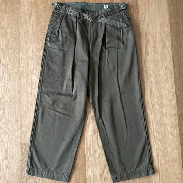 [BUNJANG] Kaptain Sunshine Belted Gurkha Pants Khaki Size 30 / 캡틴선샤인 벨티드 구르카 팬츠 (30)